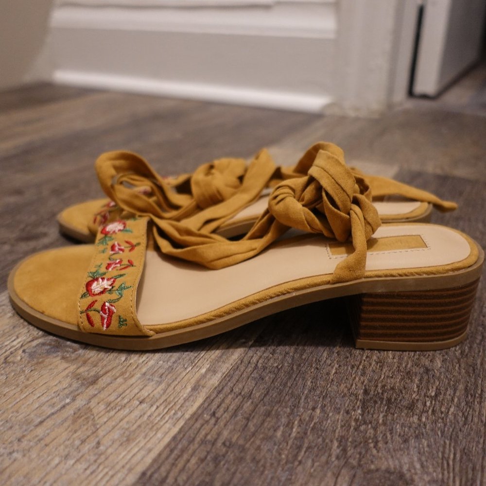 Forever 21 tie up gladiator sandals